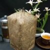 QB128 - French Press Cozy - Espresso Leaves