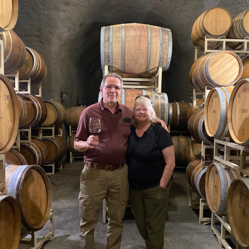 Road Trip 2023 - Jim and Deb at Terra Blanca Winery - Image