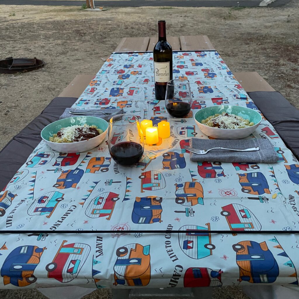Road Trip 2023 - Pasta and Wine at the Campground - Image