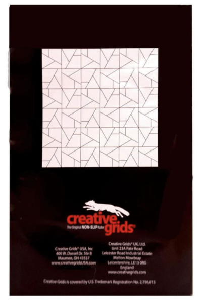 Scrap Crazy 6 Inch Template Set - Back of Package - Image