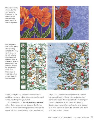 Creating Art Quilts with Panels - More examples - Image