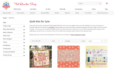 Fat Quarter Shop - Quilt Kits - Image