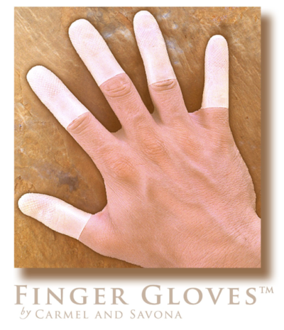 Finger Gloves - on a hand - Image
