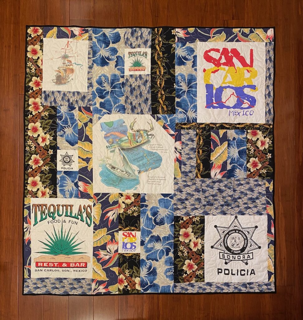 Memory Quilt created by Tinas Angels and Donnas Divas - Front of Quilt - Image