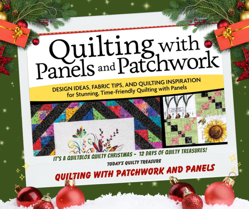 Quilting with Patchwork and Panels - Front Cover - Image