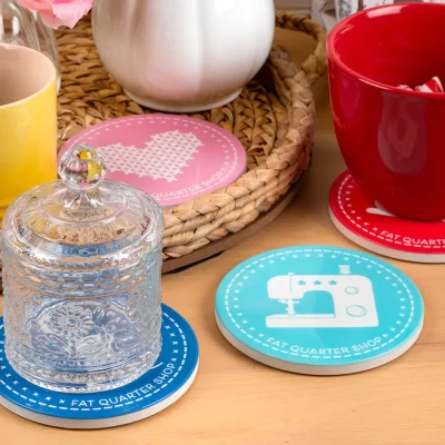 Sew stitchy coaster set - another view - Image