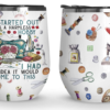 Sewing is my passion - Tumbler set - front and back view - Image