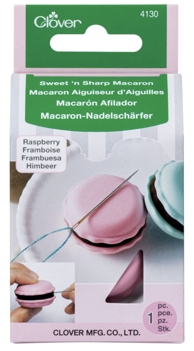 Sweet 'n Sharp Macaron Needle Minder - Raspberry - Image