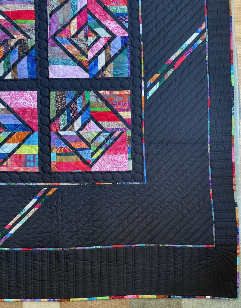 T Kos Long Arm Quilting - Example 7 - Close Up