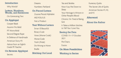 Quilt Out Loud - Table of Contents - Image