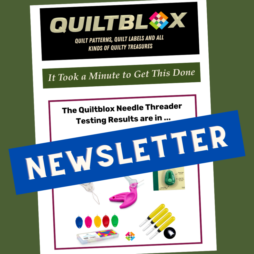Newsletter - Quiltblox eNewsletter - 11 jan 2024