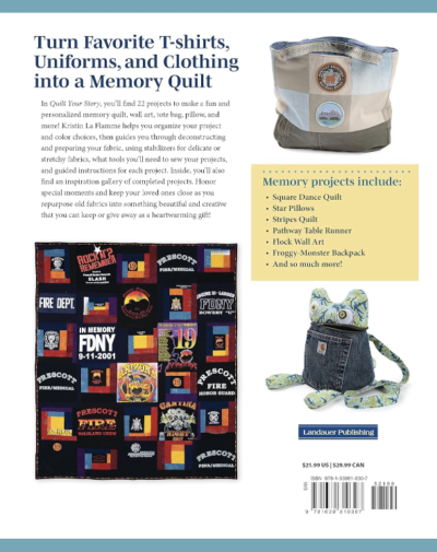 Quilt Your Story - Back Cover Image