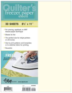 Quilters Freezer Paper Sheets 