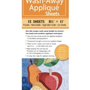 Wash-Away Applique Sheets - Front of Package