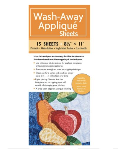 Wash-Away Applique Sheets - Front of Package