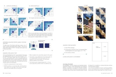 All Star Quilts of Valor - Construction Diagram