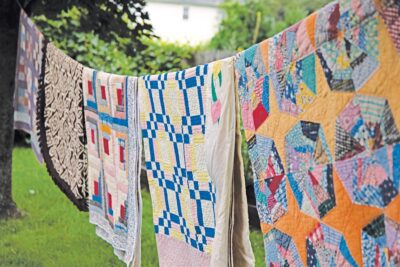 Reclaimed Quilts - Quilts on a Laundry Line