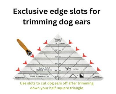 Clearly Perfect Slotted Trimmer - Trim Dog Ears