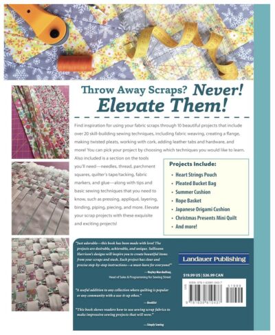 Elevate Your Scrap Sewing Projects - Back Cover