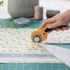 Olfa Ergonomic 45mm Rotary Cutter - In Use