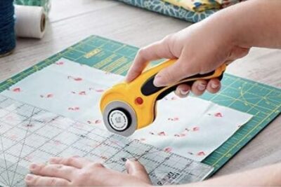 Olfa Ergonomic 45mm Rotary Cutter - With Ruler