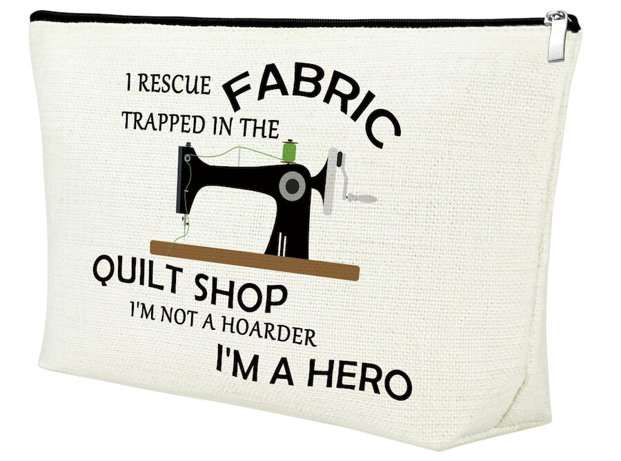 I Rescue the Fabric Zipper Pouch