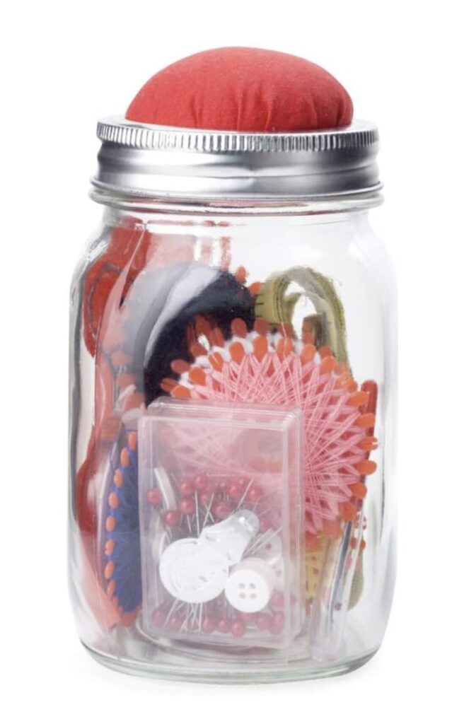 Mason Jar Sewing Caddy