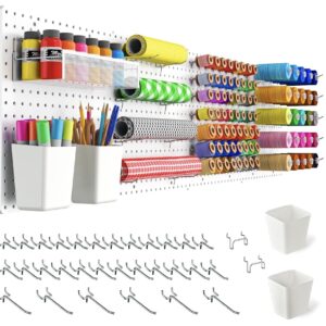 Peg Board Storage - In Use