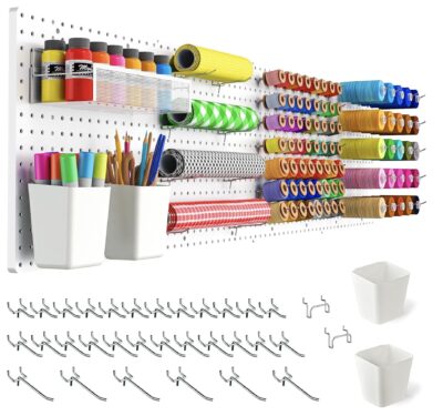 Peg Board Storage - In Use