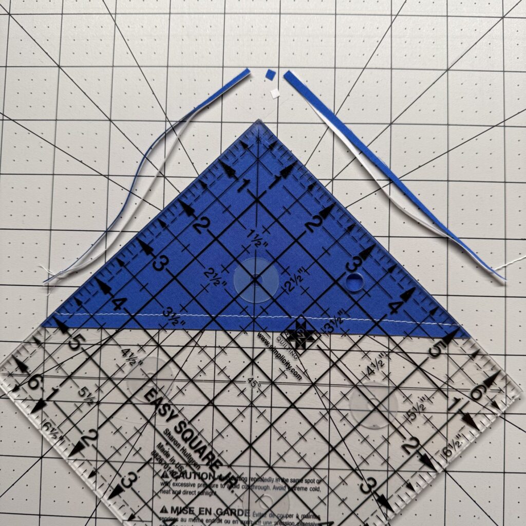 Perfect Piecing Tips - Trimming Half Square Triangles