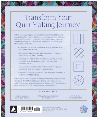 Blueprint Quilting - Back Cover