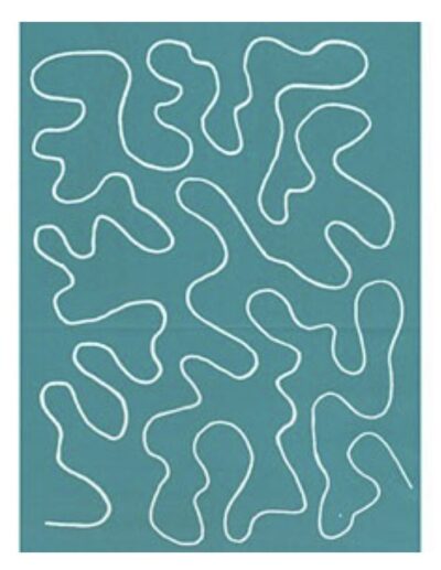 Meandering Line Quilting Stencil