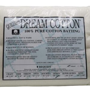 Quilter's Dream Natural Cotton Request Batting - Queen