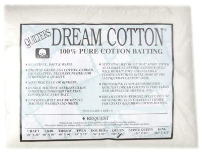 Quilters Dream White Cotton Select Batting - Queen