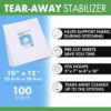 Tear-Away Stabilizer - Benefits