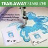 Tear-Away Stabilizer - Sizes