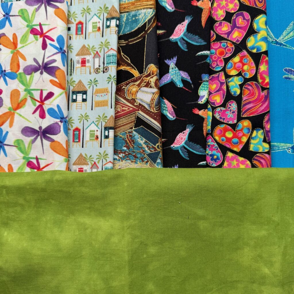 Focus on Fabric Stash - With Celadon Green