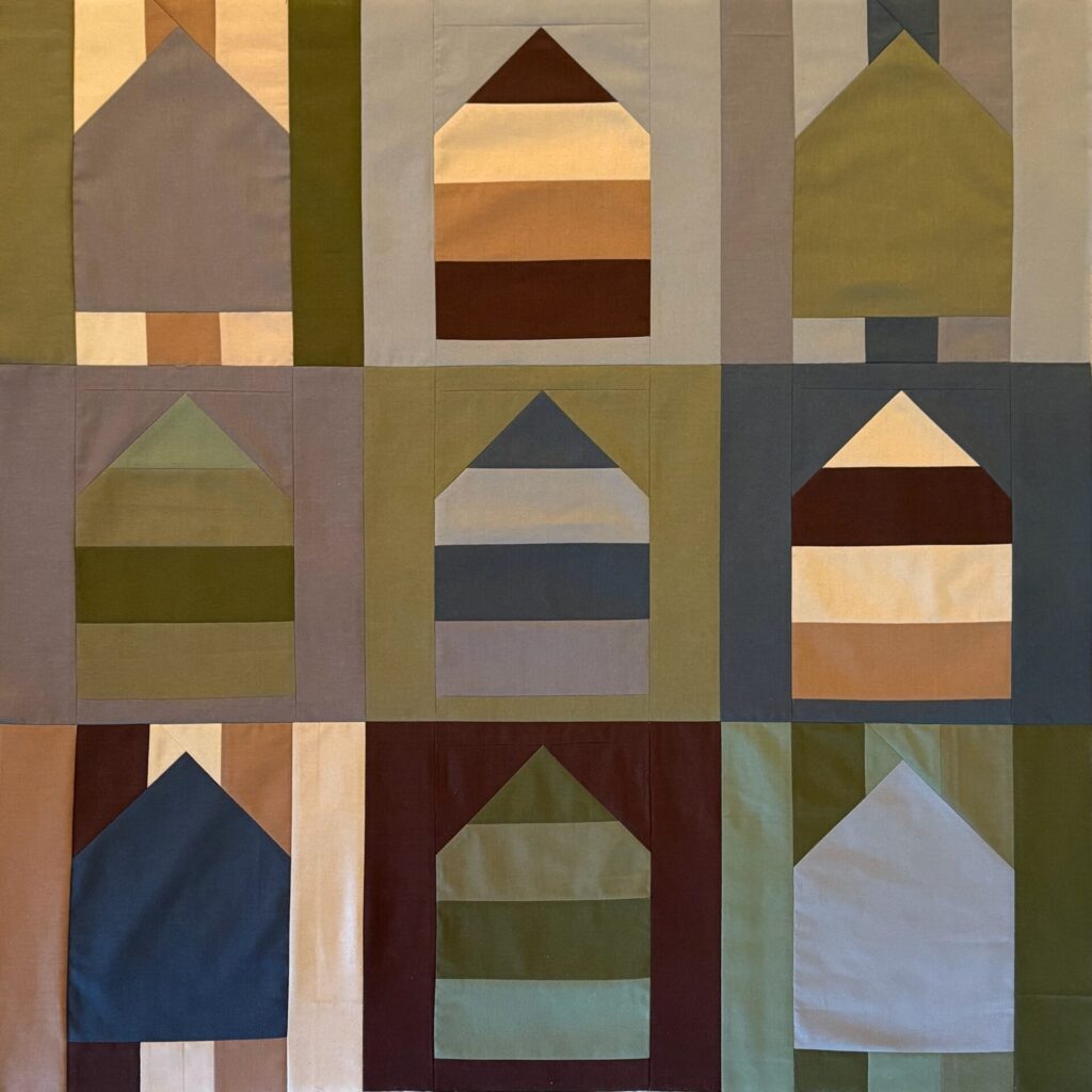 Not your Typical Jelly Roll Quilt - Completed Sample Project