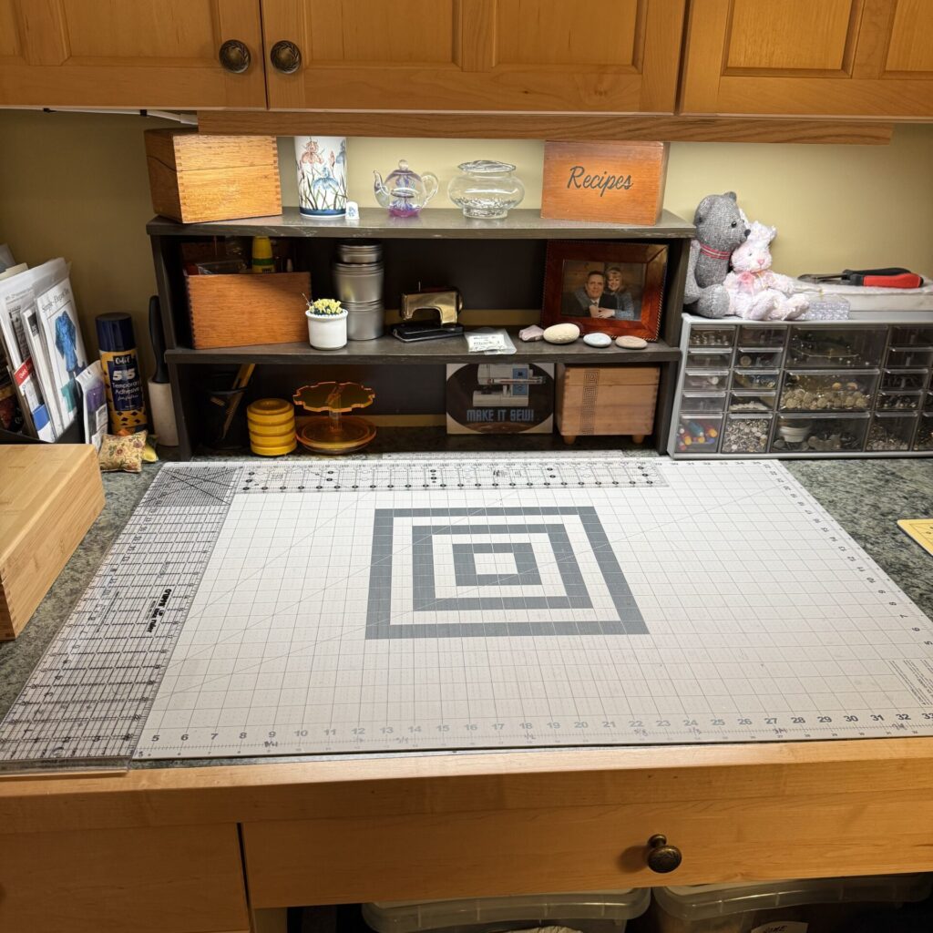 Sewing Space Organization - Cutting Table