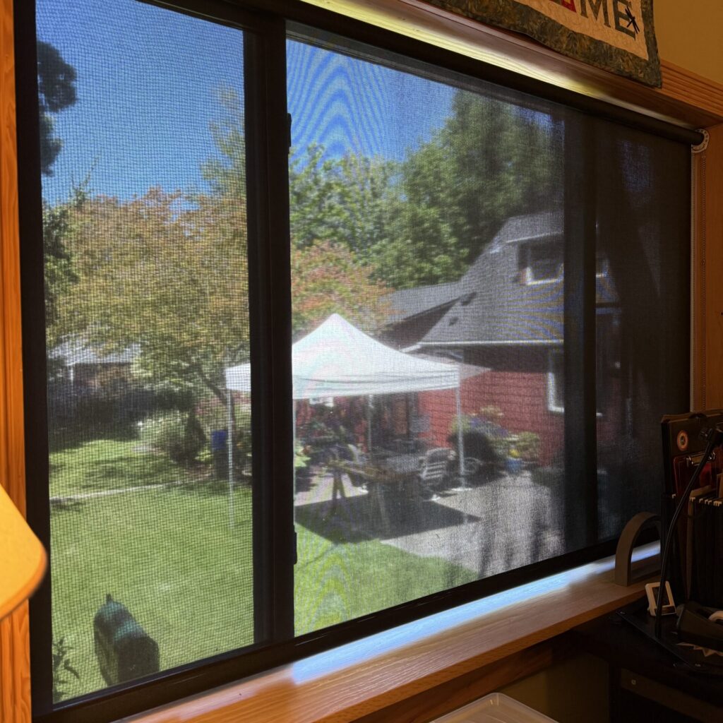 Sewing Space Organization - UV Window Shade