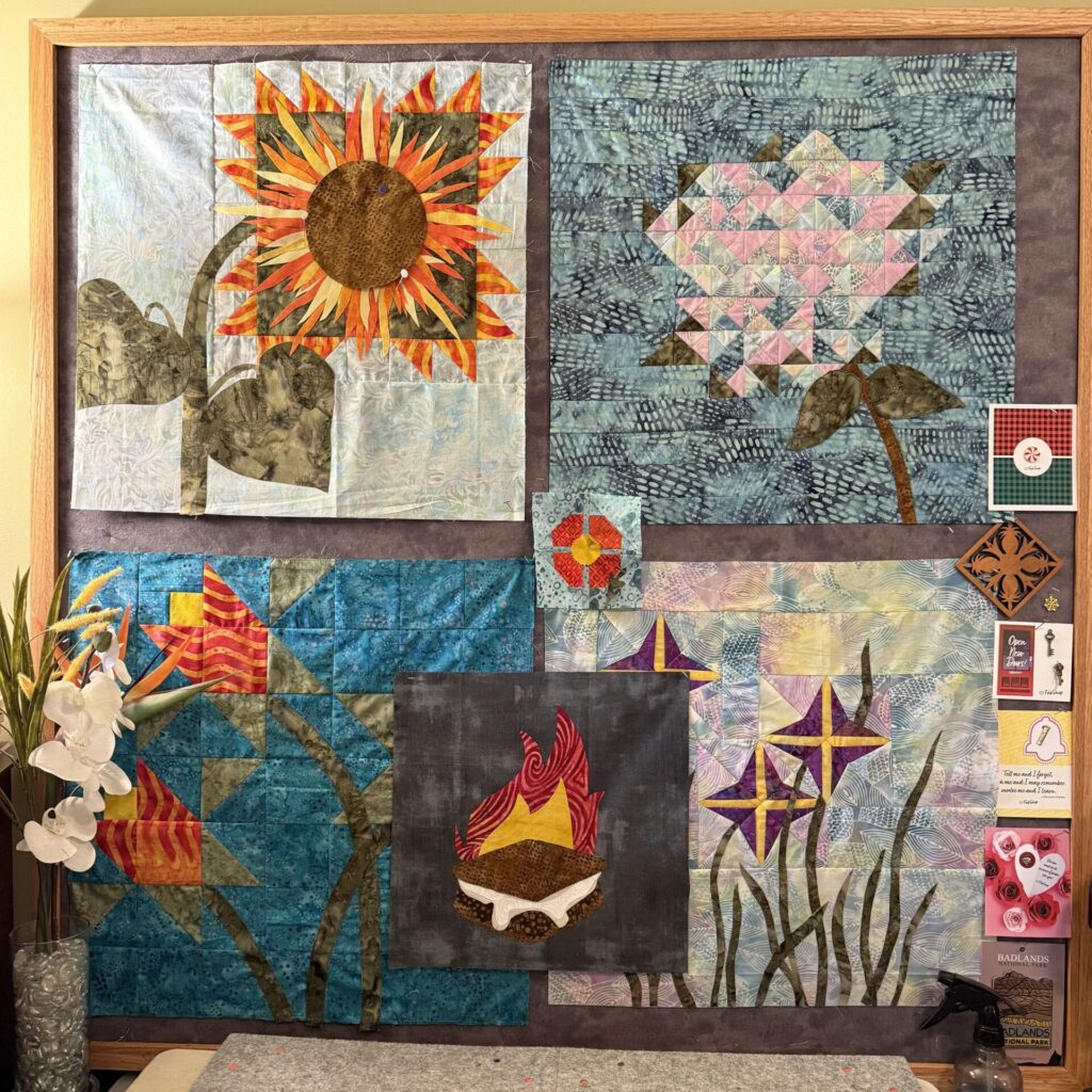 Sewing Space Organization - Design Wall