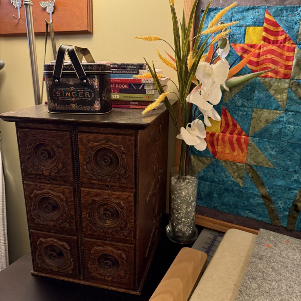 Sewing Space Organization - Personal Touches