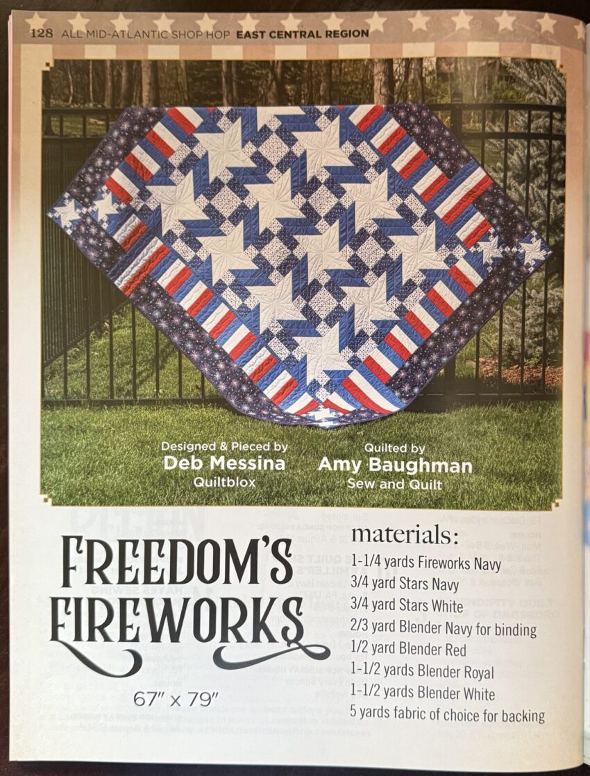The Mid-Atlantic Shop Hop - Freedom's Fireworks