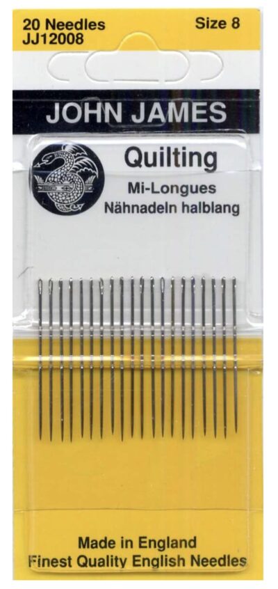 John James Quilting Needles - Size 8