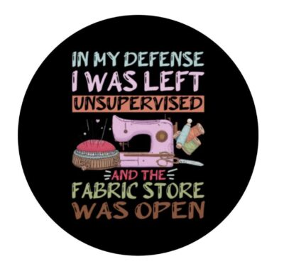 Pop Socket - In My Defense - Top View