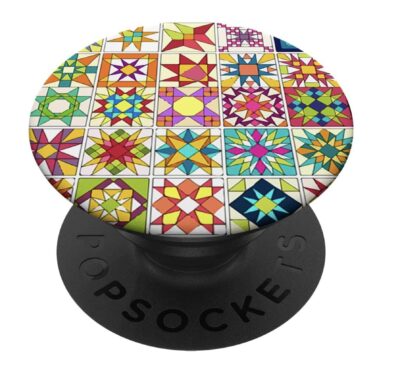 Pop Socket - Quilt Blocks - Expanded View