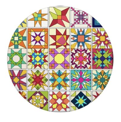 Pop Socket - Quilt Blocks - Top View