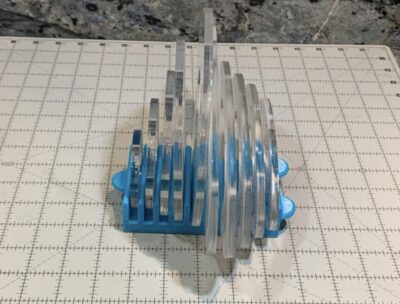 Ruler Stand - With Rulers Inserted