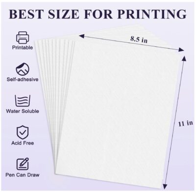 Stick and Stitch - Printer Ready