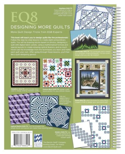 EQ8 Designing More Quilts - Back Cover